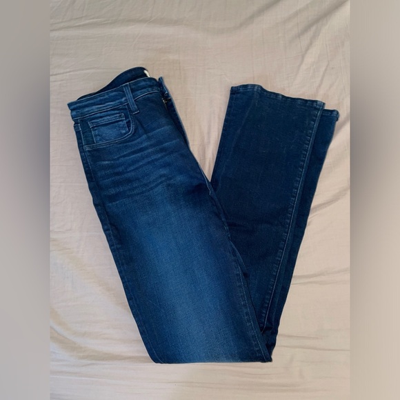 L’AGENCE Oriana High Rise Midnight Dark Wash Jeans Size 30 - Picture 3 of 11